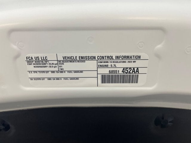 2022 RAM 1500 Big Horn Crew Cab 4x4 5'7' Box