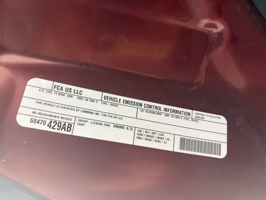 2020 RAM 2500 Laramie Crew Cab 4x4 6'4' Box