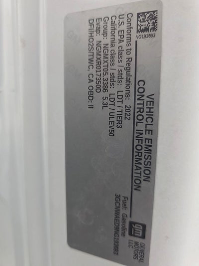 2022 Chevrolet Silverado 1500 LTD 2WD Regular Cab Long Bed WT