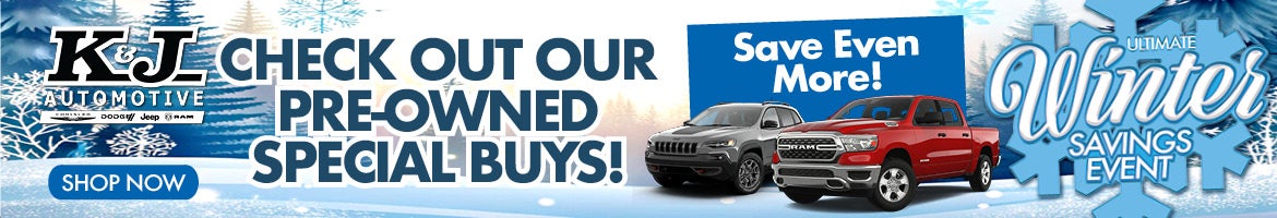 Winter Savings Preowned