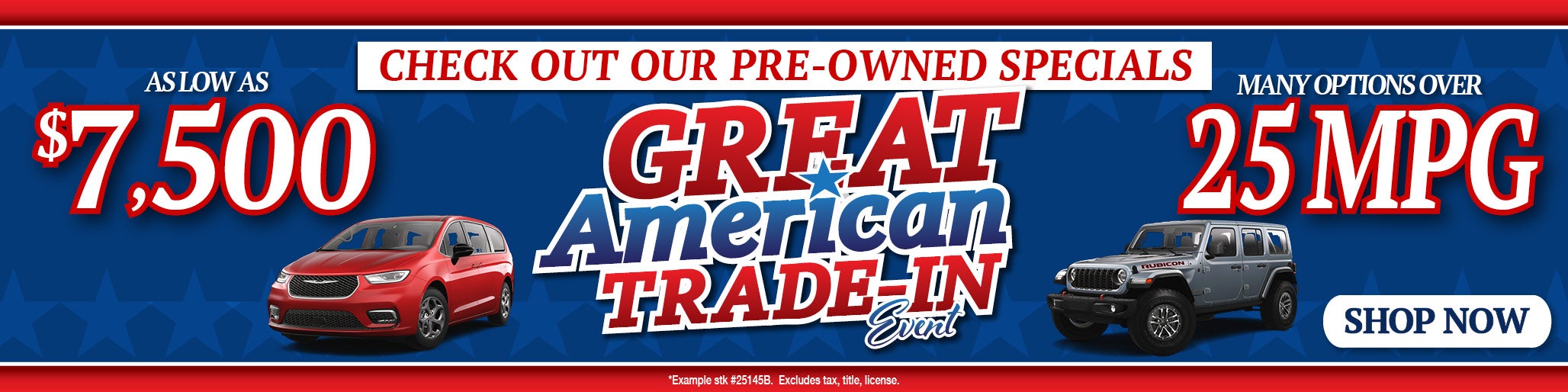Pre-owned Specials